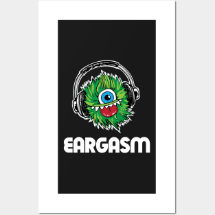 eargasm - funny music monster / creature Posters and Art